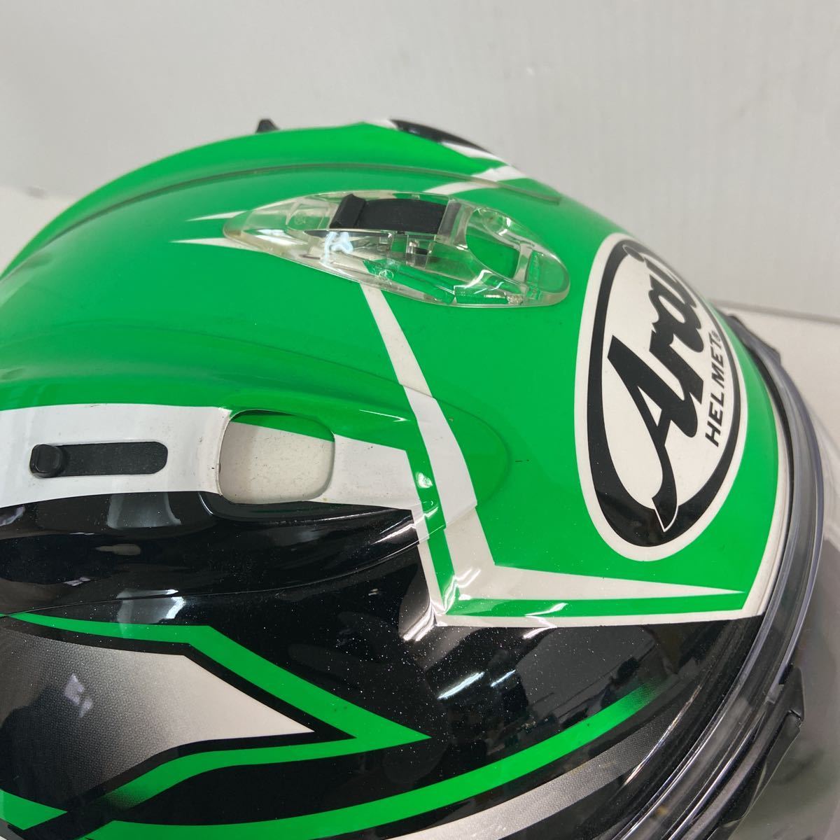 303 Arai アライ フルフェイスヘルメット RX-7X ゴースト 緑 グリーン