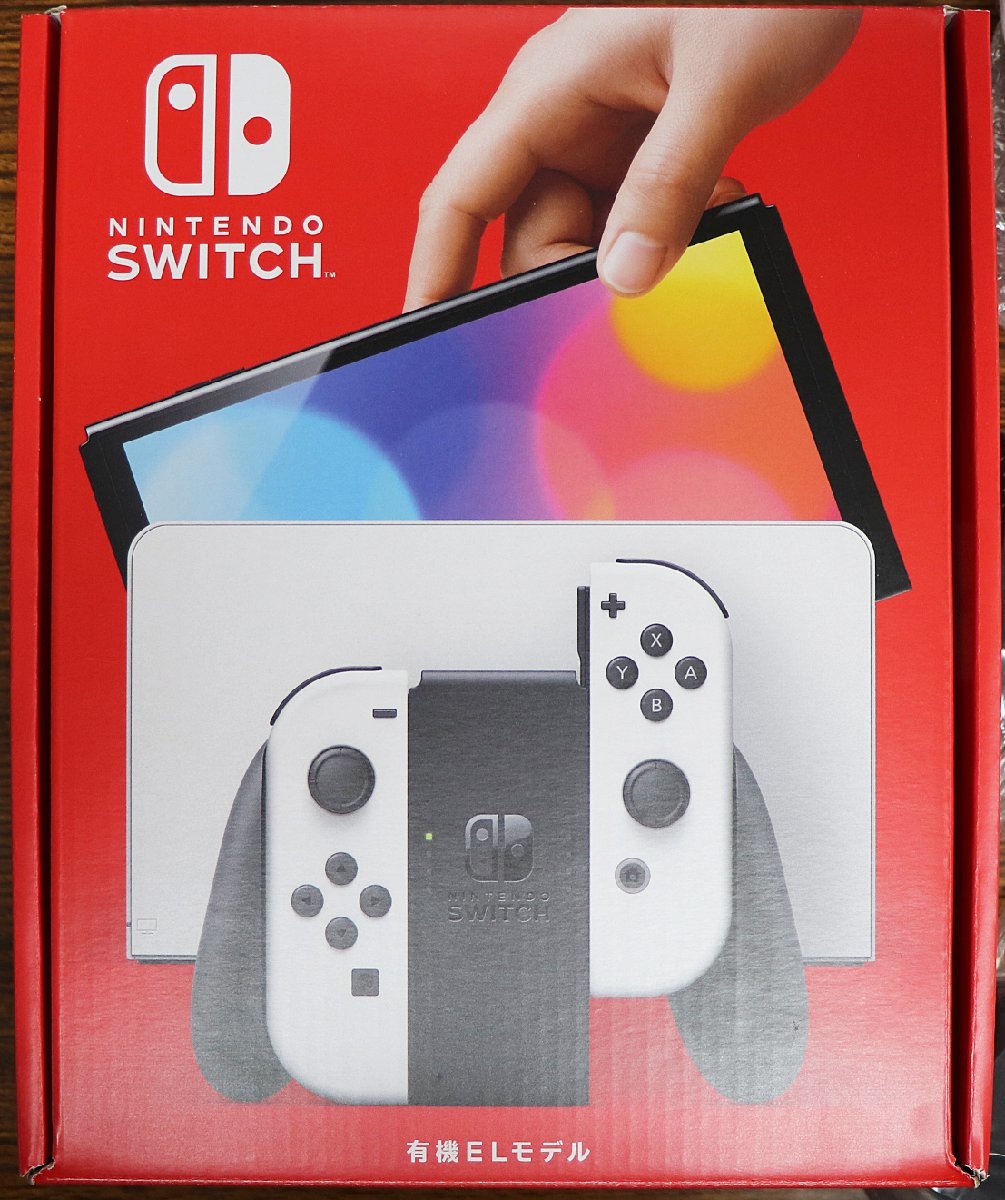 新作登場，定番 S 品 ゲーム機 Nintendo Switch 有機ELモデル Joy-Con L/R ホワイト Nintendo/任天堂 7インチ 64GB本体メモリ 箱つき(ニンテンドースイッチ本体)｜売買されたオークション情報、yahooの商品情報をアーカイ ニンテンドースイッチ本体