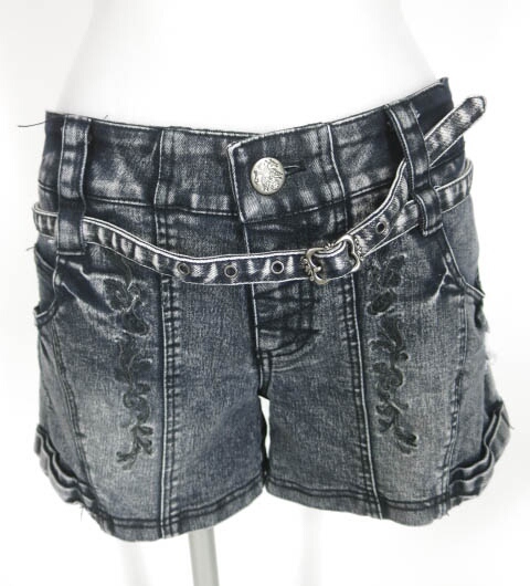 Ozz Croce USED加工デニムショートパンツ / オッズオン オッズクローチェ Ozz On [B48577]