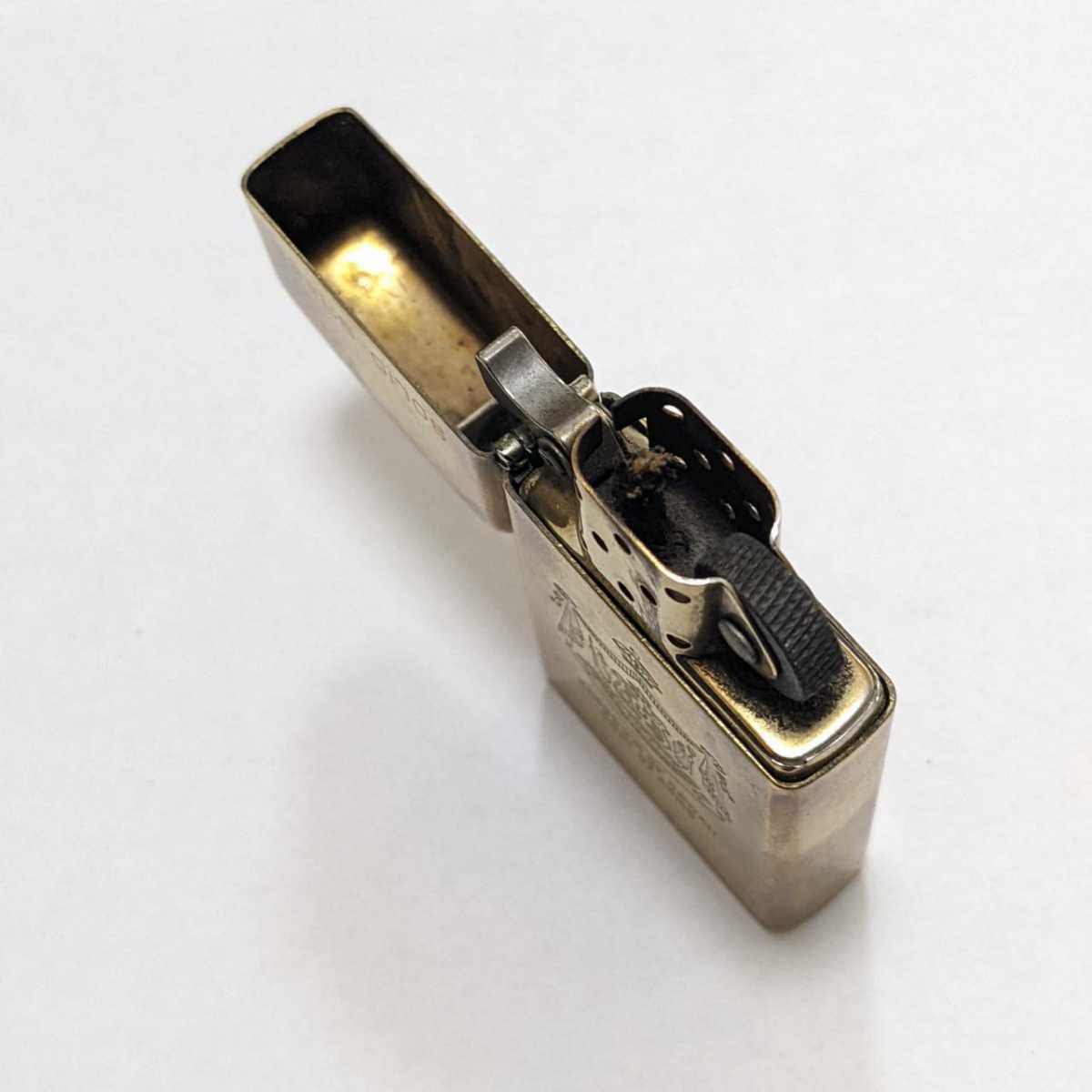 AB4-Z8 ZIPPO SOLID BRASS 1932/1990 真鍮 KINGDOM HAWAII COAT OF 