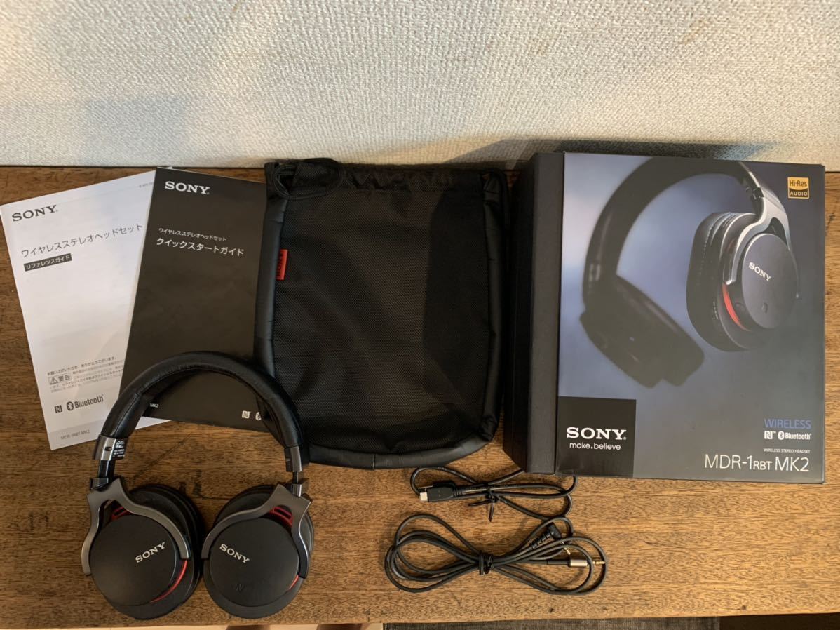 SONY ヘッドホン MDR-1 RBT MK2 ソニー ワイヤレスヘッドホンBluetooth