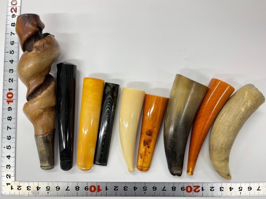 ◇鯨歯 セイウチ 水牛 パイプ 素材 喫煙具 まとめて◇SG 雑貨