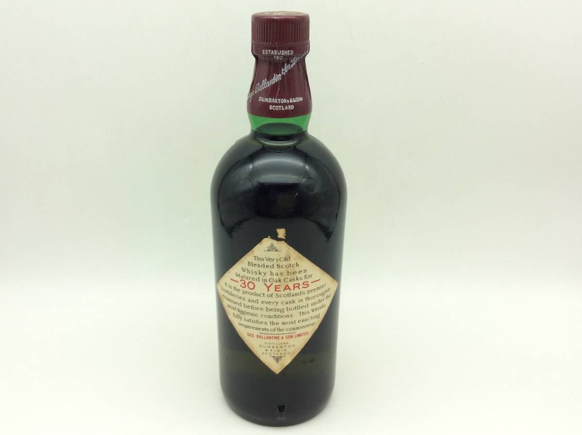 【未開封】Ballantine's 30年 スコッチウイスキー 750ml 未開栓】Ballantine's 30年 スコッチウイスキー 750ml C30♯【未開栓