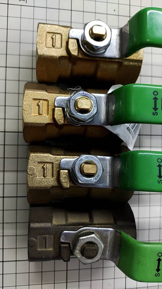 K0738●KITZ 黄銅レデュースバルブ 600WOG【TK 1】 4個　未使用展示品 HC 