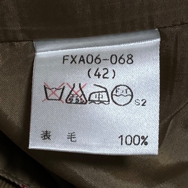 バーバリーズ Burberry's 巻きスカート サイズ42 L - ベージュカーキ×黒×レッド レディース ひざ丈/チェック柄 ボトムス 巻きスカート バーバリー ノバチェック ノバチェック✨バーバリー デニムスカート size