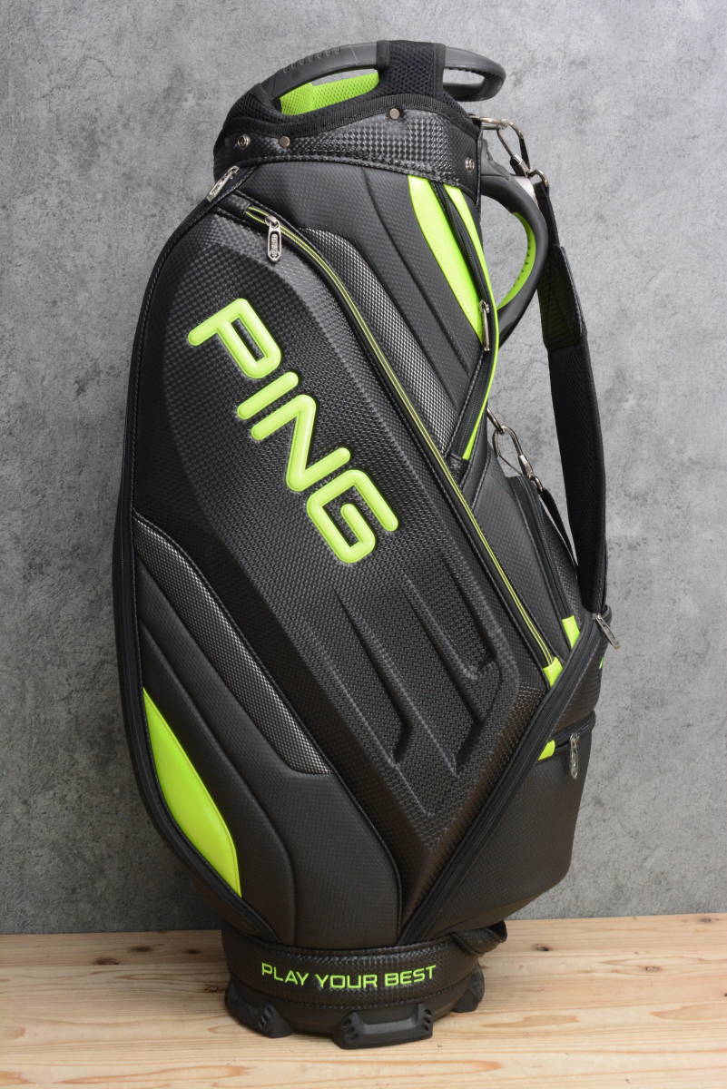 程度良好 人気モデル】ピン PING アスリートモデル キャディバッグ