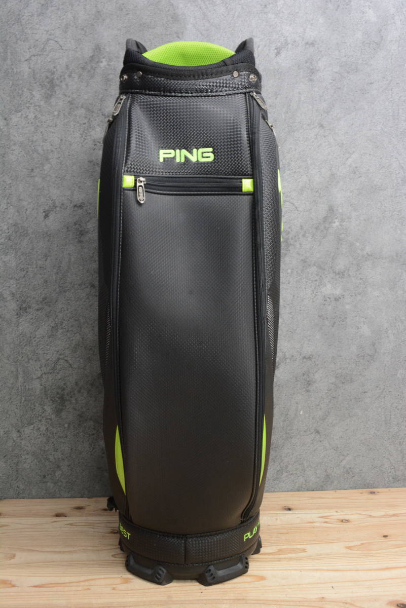 程度良好 人気モデル】ピン PING アスリートモデル キャディバッグ