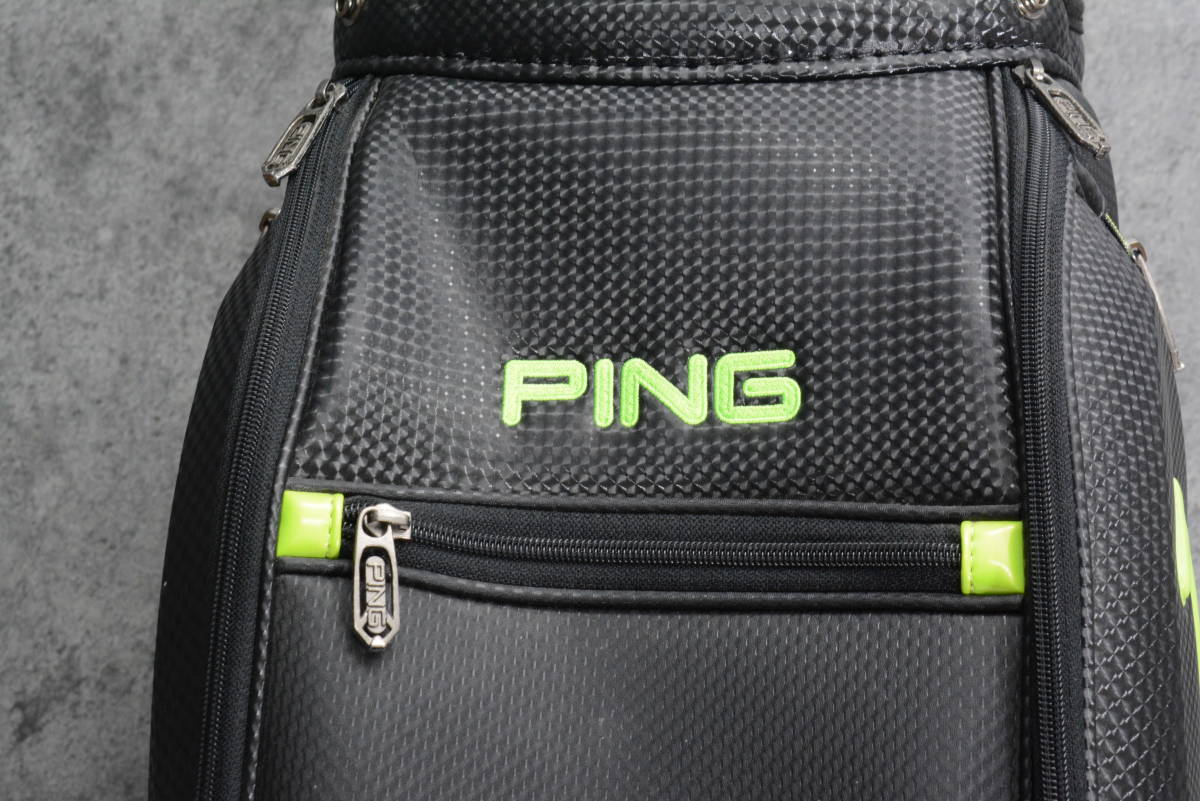 程度良好 人気モデル】ピン PING アスリートモデル キャディバッグ