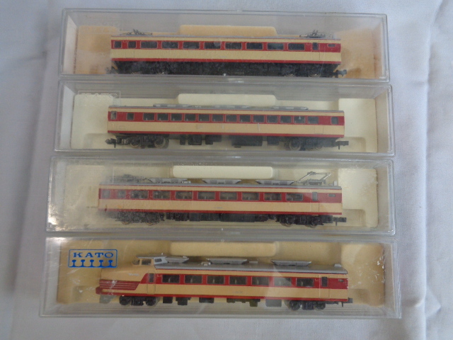 KATO 181系 特急形電車 クハ181-56/モハ181-2/サロ181-2 鉄道模型4個 e05