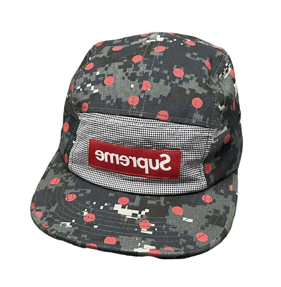 人気セール，高品質 Comme des Garcons SHIRT Supreme 13SS Camp Cap コラボ キャップ 帽子 シュプリーム コムデギャルソンシャツ(帽子)｜売買されたオークション情報、yahooの商品情報をアーカイブ公開 - オークファン 服飾小物