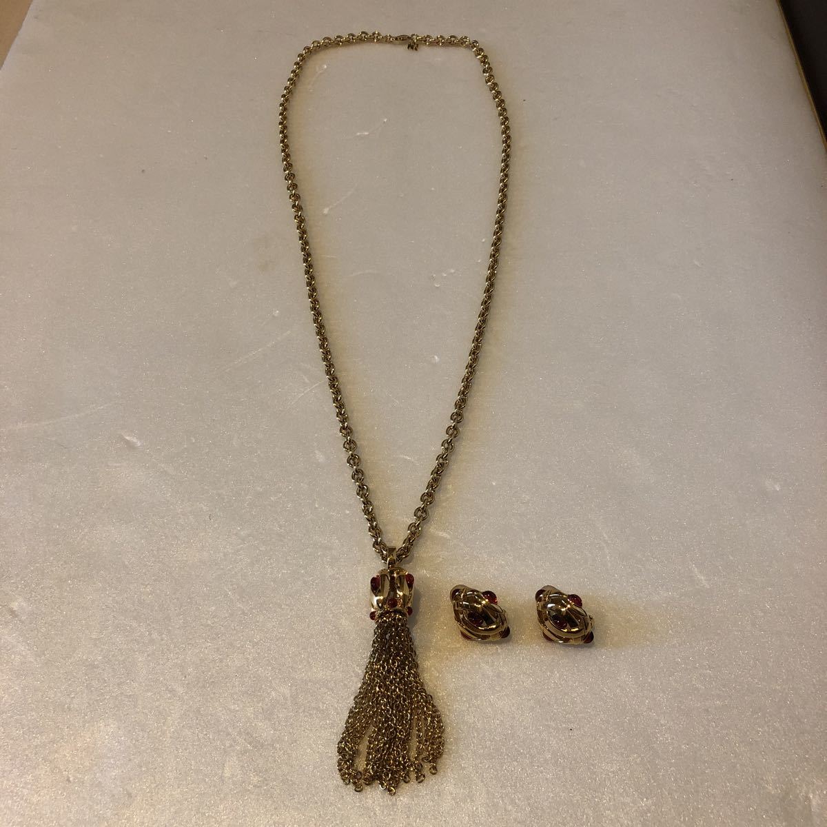 美品 2点セット NINA RICCI ニナリッチ ネックレス イヤリング