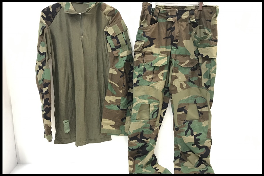 コンバットシャツ ウッドランド 上下セット 実物Maxtacs G4 BDU 上下