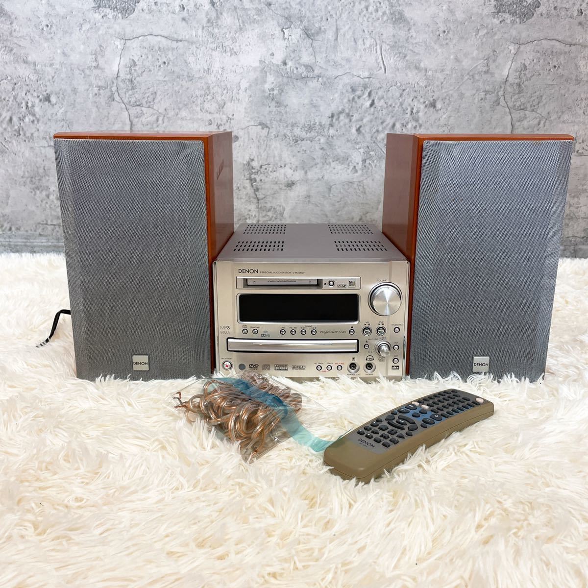 動作確認済み】DENON デノン CD DVD ラジオMD一体型システムコンポ D