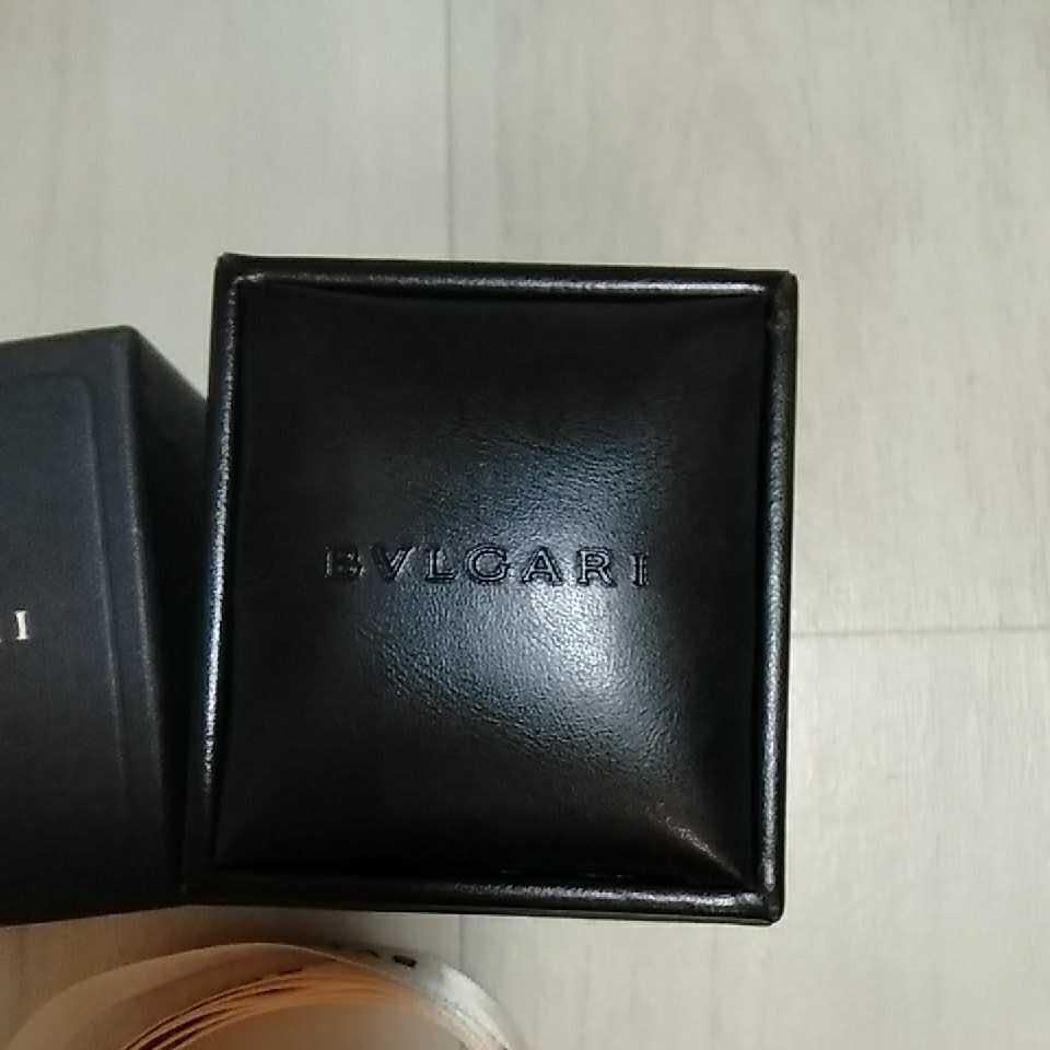 空箱】BVLGARI ブルガリ リングケース 指輪ケース 箱 リボン 紙袋 美品