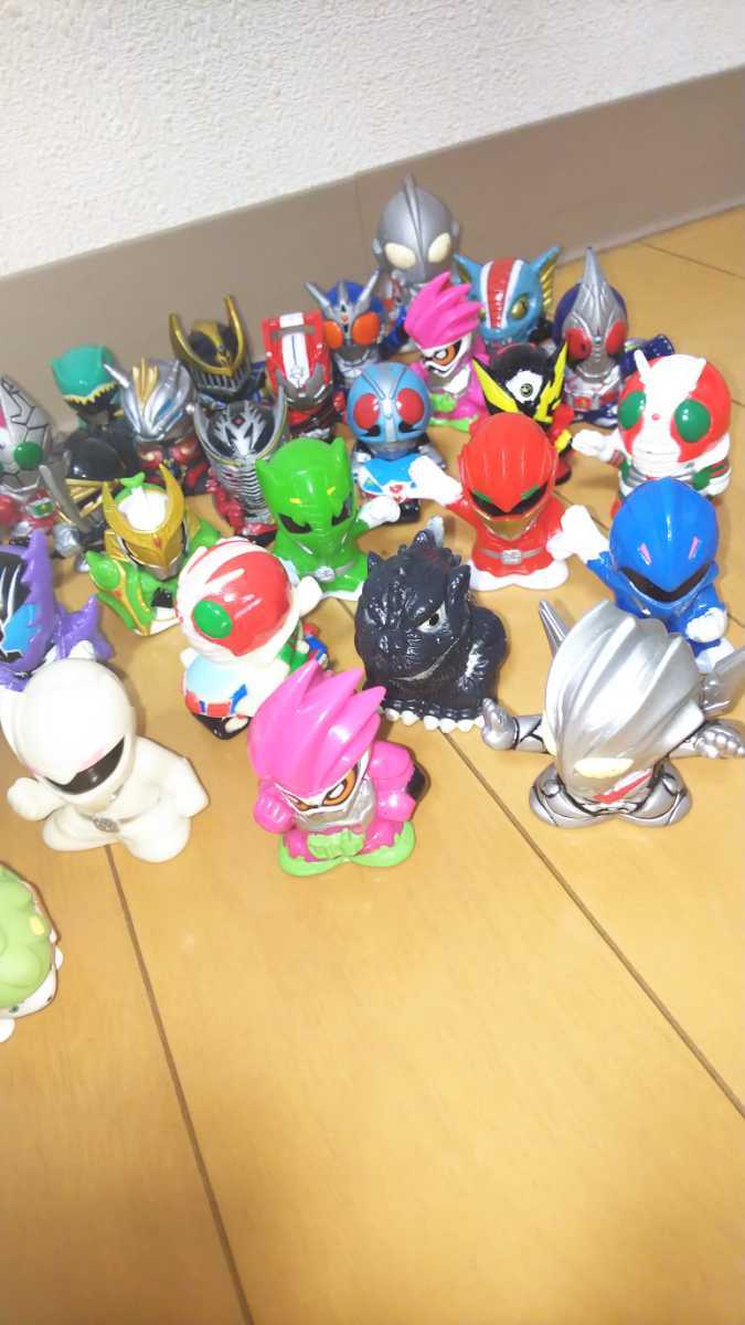 指人形・ソフビまとめて セット 仮面ライダー ウルトラマン スーパー 