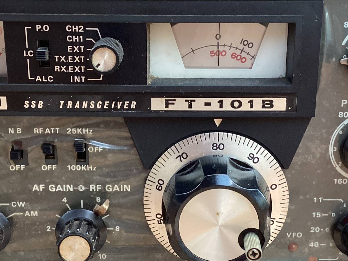 YAESU FTー101 HFトランシーバー中古ジャンク YAESU 八重洲無線 ヤエス