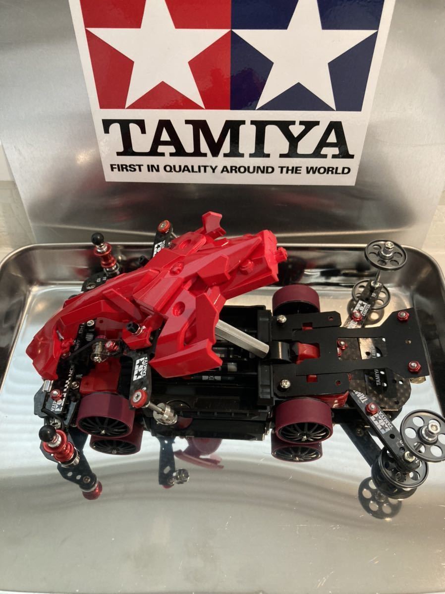 マッハ フレーム 赤 シ ー様 ミニ四駆 FM-A マッハフレーム B-max,ストック