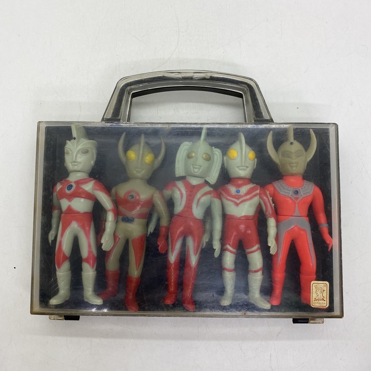 a*☆中古品 ブルマァク ウルトラマンソフビ 5体セット 当時物 レトロ 
