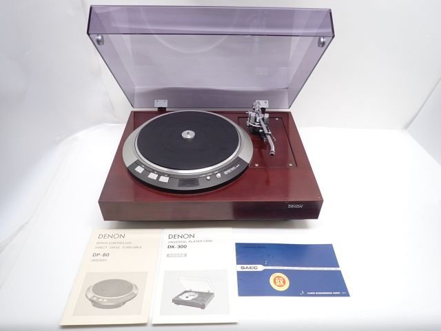 DENON デノン デンオン DP-80 &frasl; DK-300&frasl;SAEC WE-308SX ターンテーブル