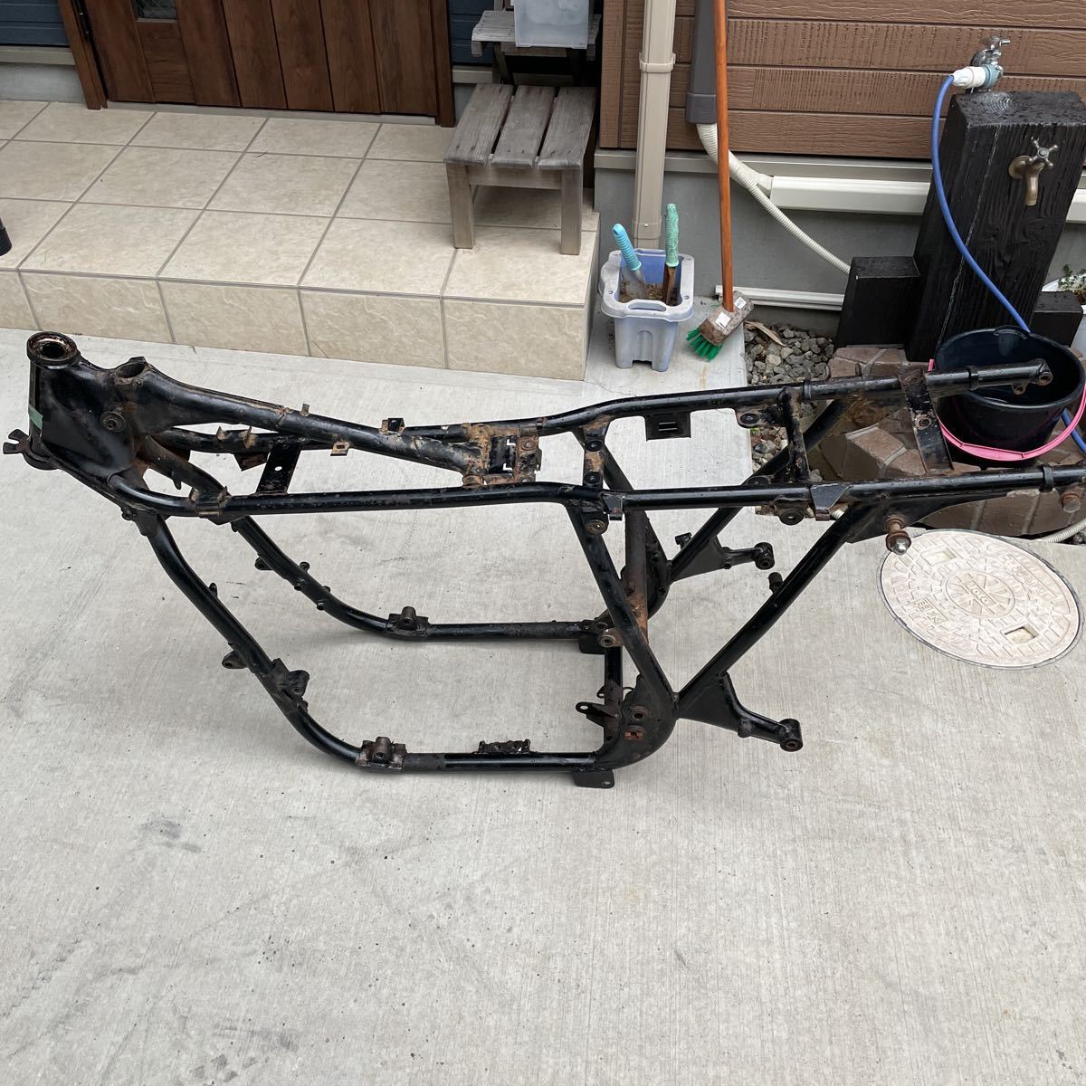 スズキ GT750 初期型 エンピツマフラー 1972年3月 通関証明証付き