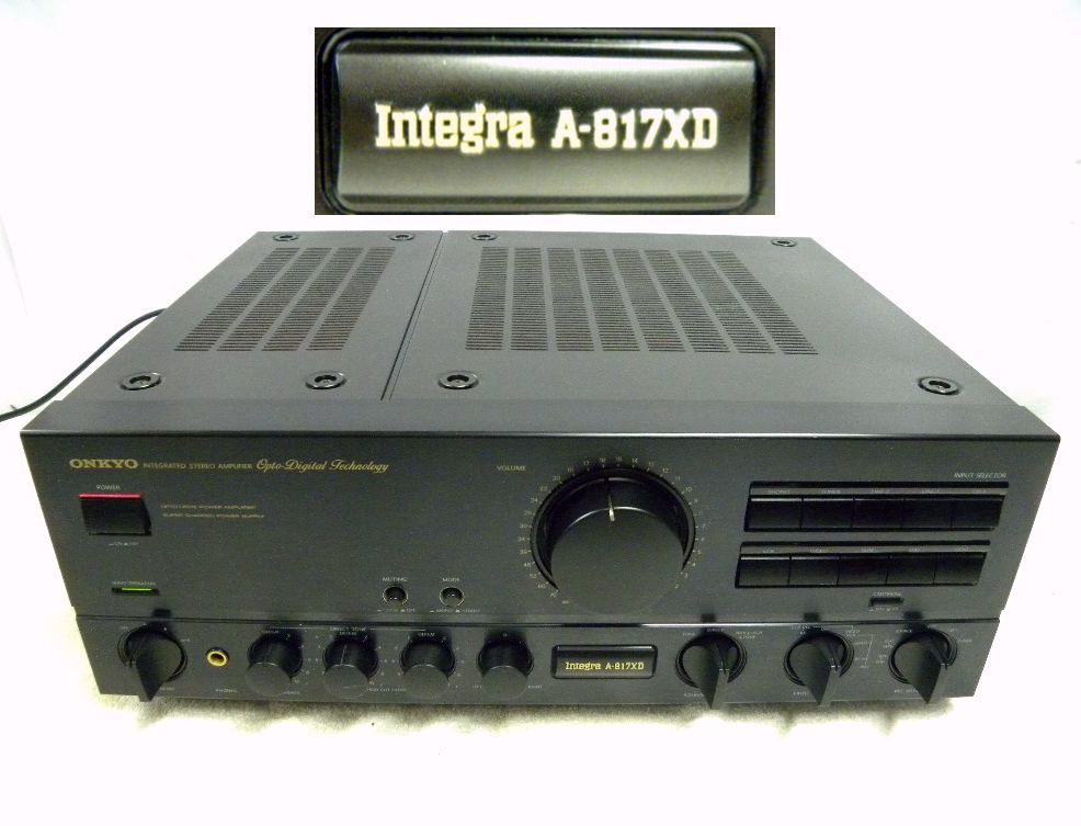 H3】 Onkyo A-817RX プリメインアンプ オンキョー 現状品 ステレオ
