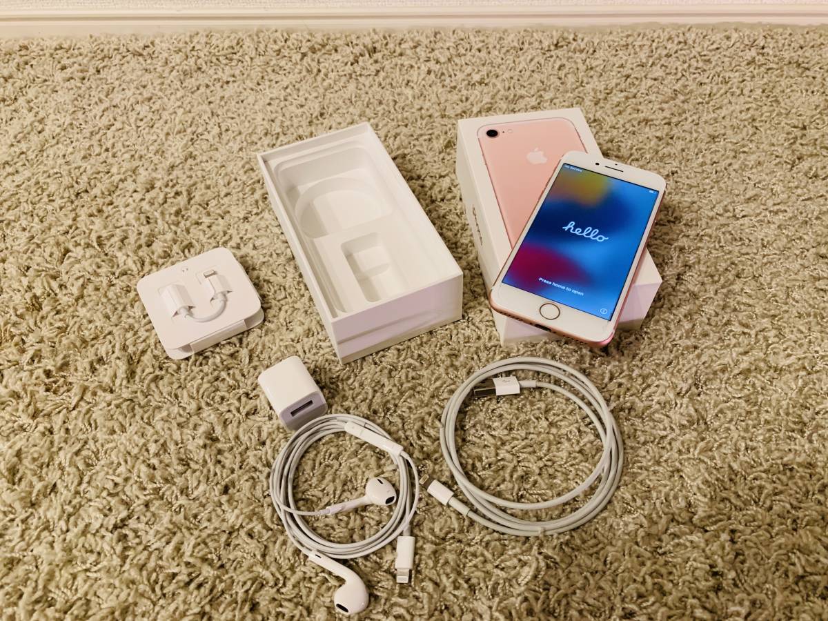 0 iPhone 128GB SIMフリー ローズゴールド Rose Apple Gold 1 GB 