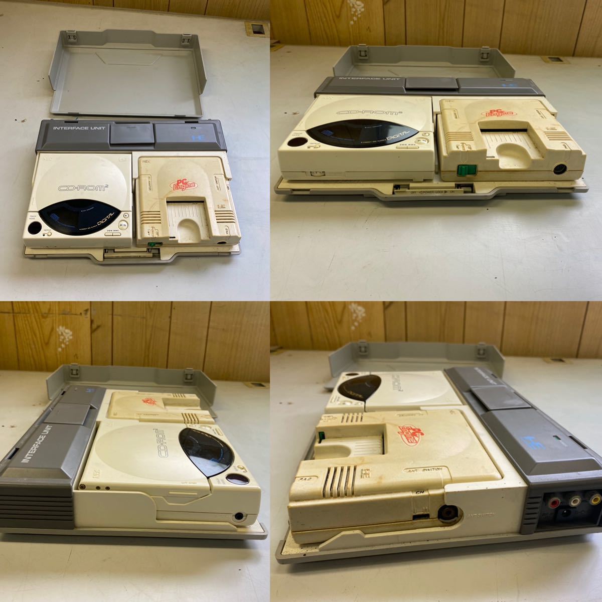 ジャンク(動作未確認) PC Engine CD-ROM2 system NEC IFU-30A ジャンク 