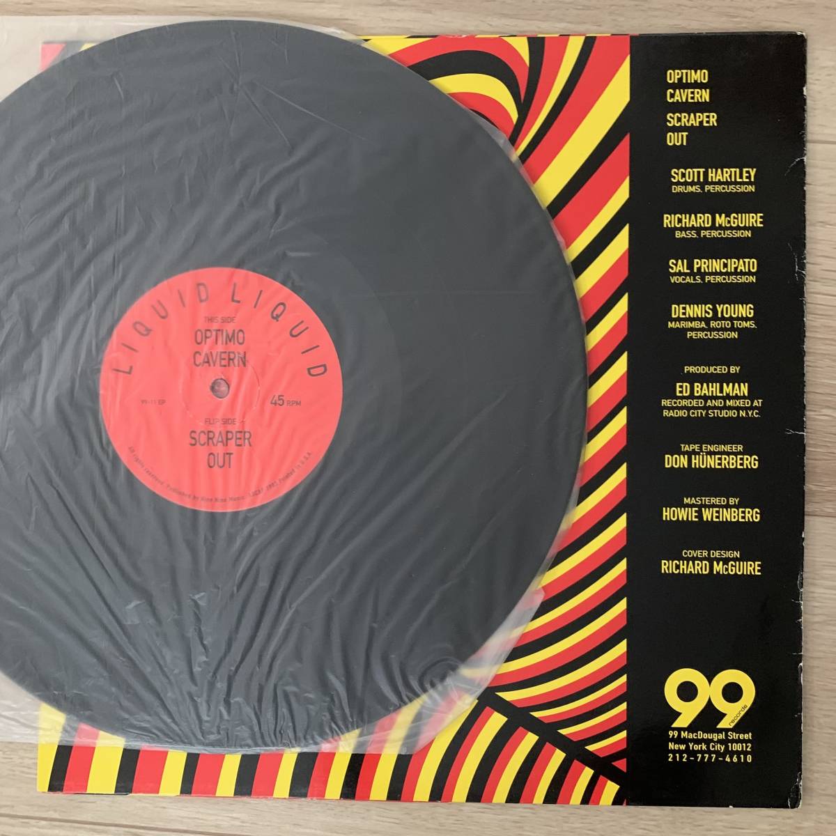 12インチ Liquid Liquid - Optimo / Cavern ガラージ ヒップホップ レアグルーブ フリーソウル(R&B、ソウル ...