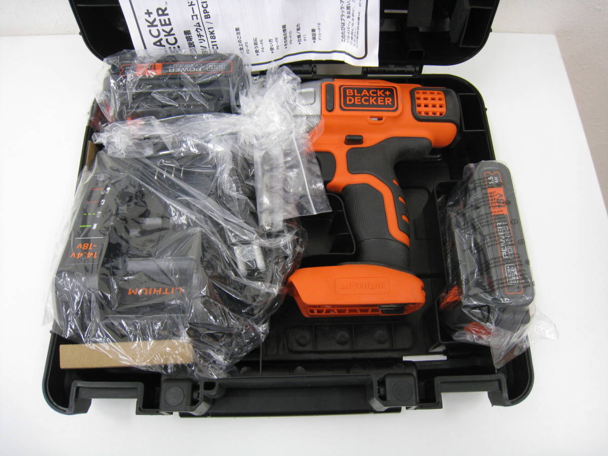 ◇BLACK+DECKER◇ ブラック&デッカー コードレスインパクトドライバー