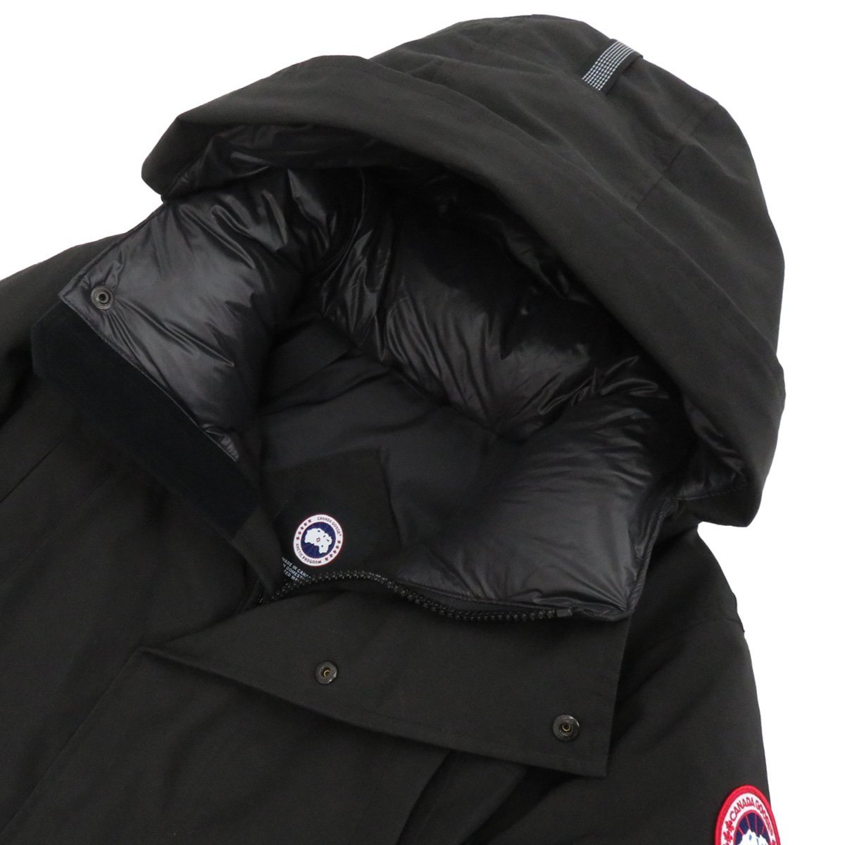 美品 カナダグース 3400MA SANFORD PARKA サンフォード パーカー ロゴ