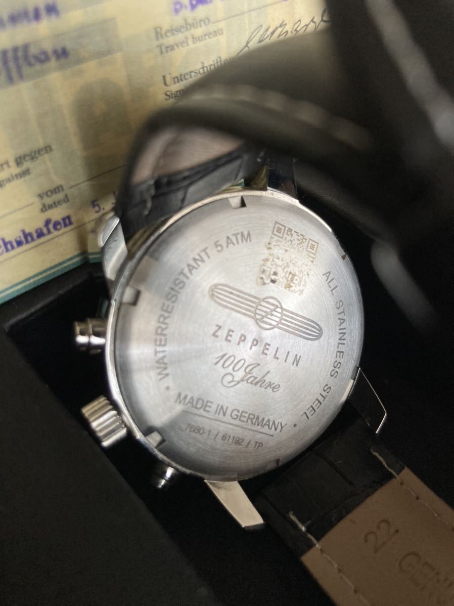 極美品】ZEPPELIN ツェッペリン 腕時計 クロノグラフ Special Edition 