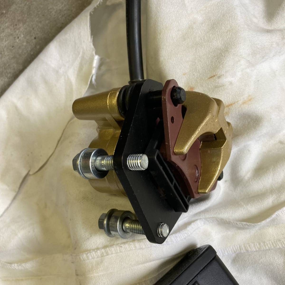 モンキー、ゴリラ等に汎用ブレーキディスク、ハブ、ブレーキセット