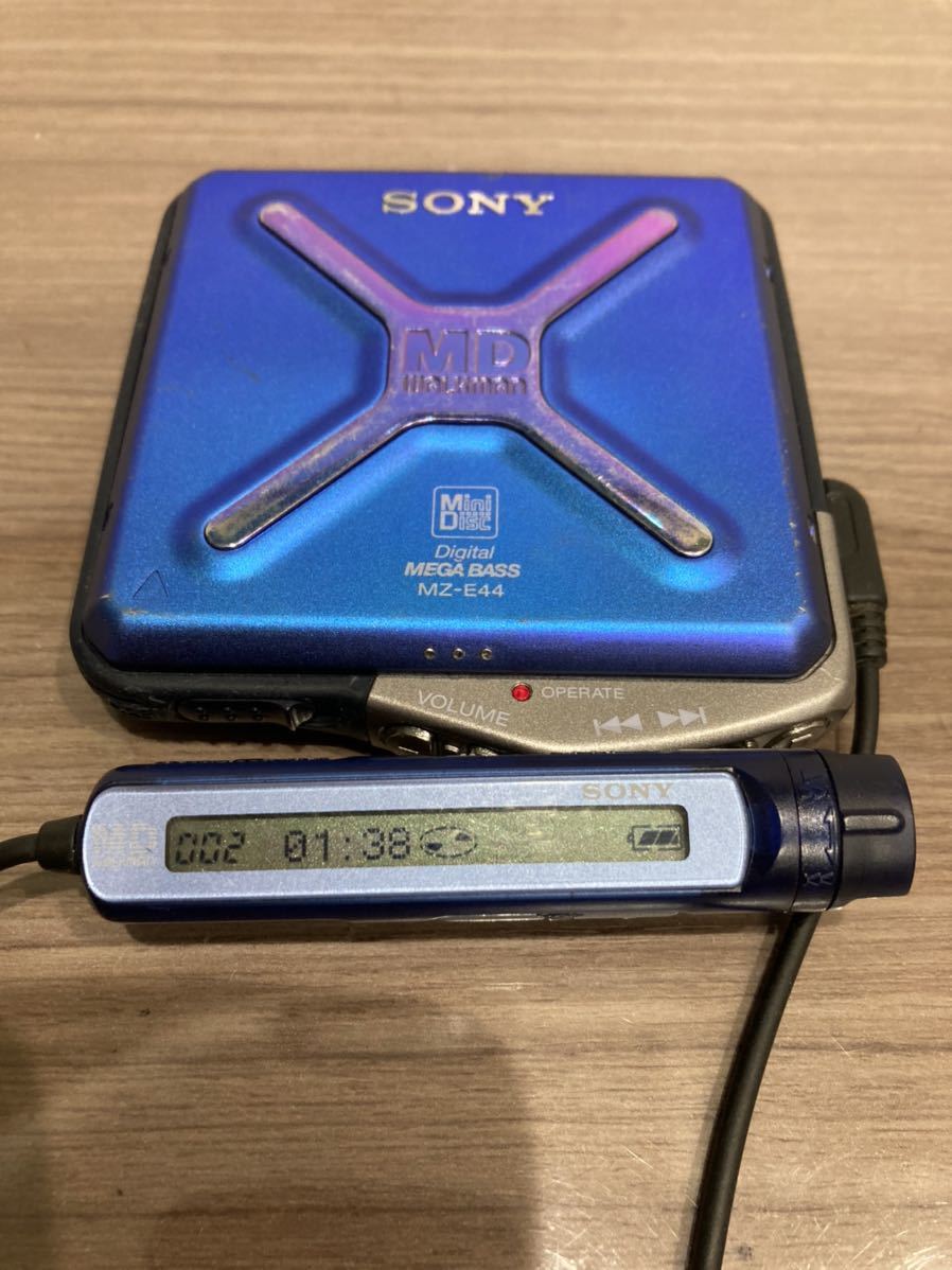 SONY MDウォークマン MZ-E44 本体 リモコン付属 動作ok SONY MDウォークマン MZ-E44 本体 リモコン付属 動作ok Yahoo