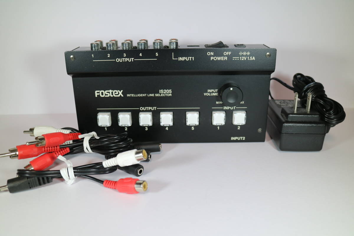 新品 FOSTEX インテリジェント・ライン・セレクター IS205 オーディオ