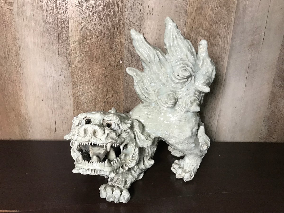 ☆中古☆ 大日窯 星合信令 狛犬 獅子 置物 狛犬 瀬戸大日