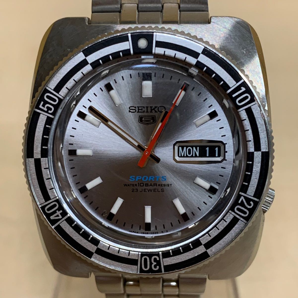 1円 ~【実働】SEIKO/セイコー 5 SPORTS/ファイブ スポーツ 7S36-0070 