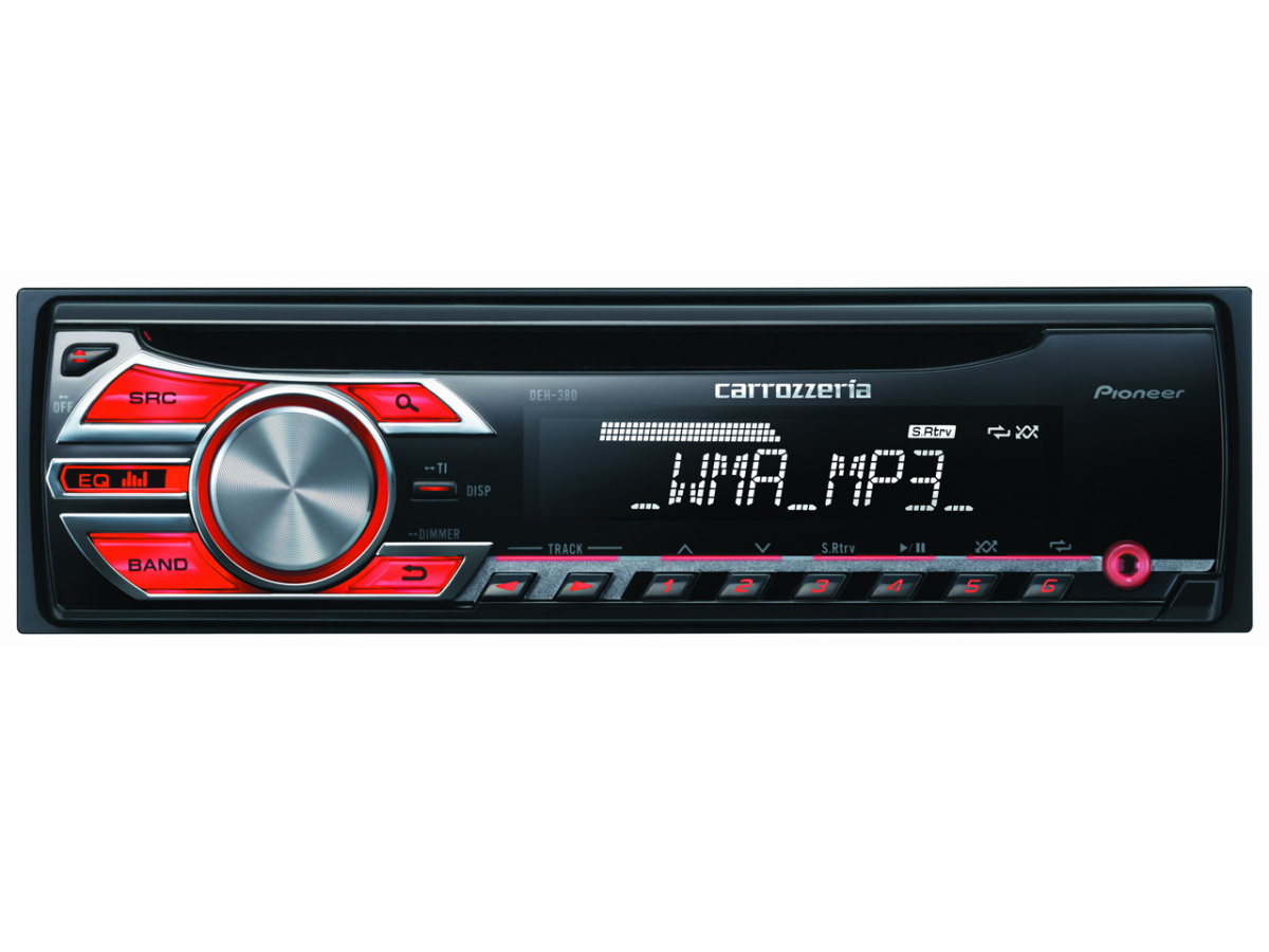 パイオニア DEH-380 CDチューナーメインユニット AM FM AUX 1DINデッキ