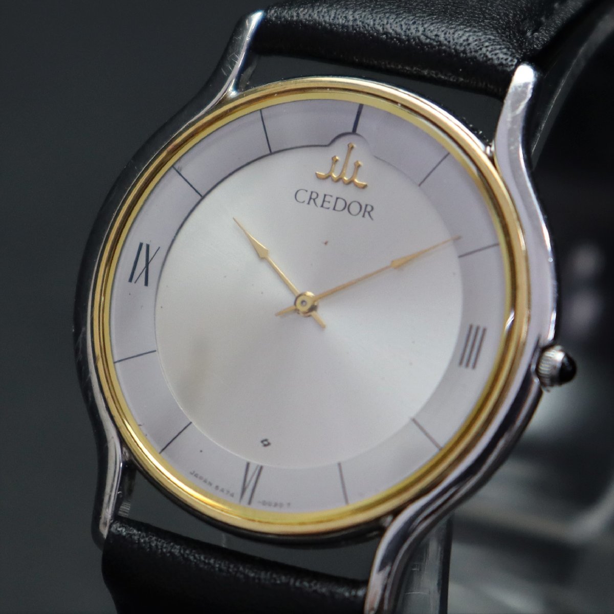 クレドール セイコー SEIKO CREDOR 18Kベゼル 美品SEIKO クォーツ7770 
