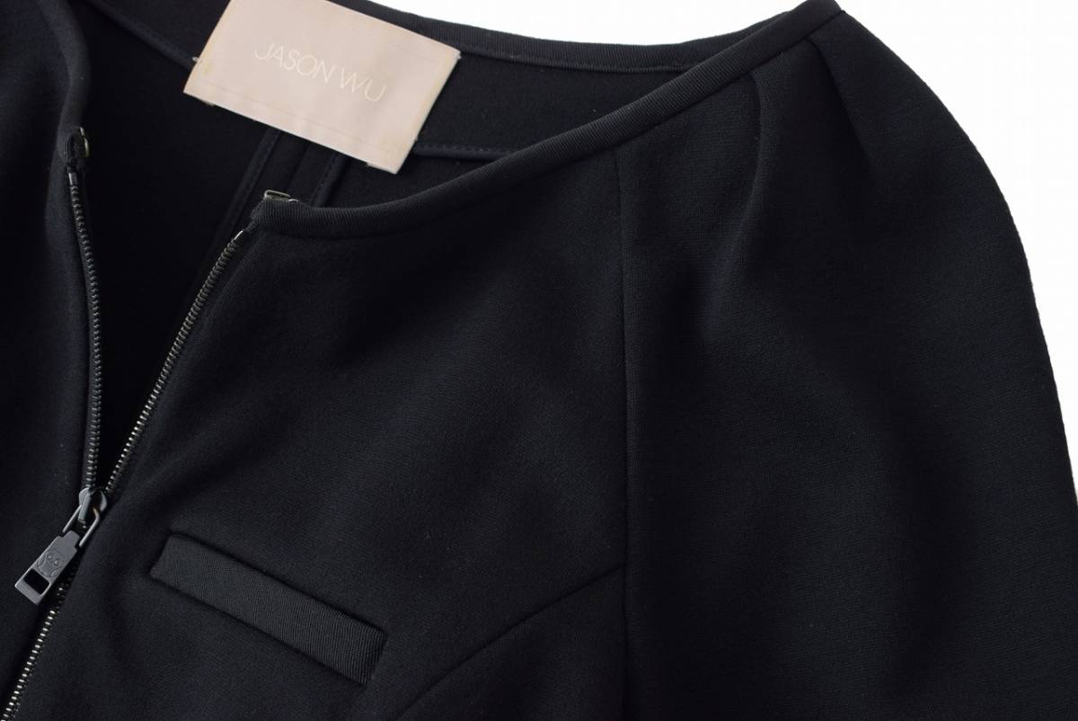 美品☆ジェイソンウー11万☆6size/11号☆ワンピース黒J004 Jason