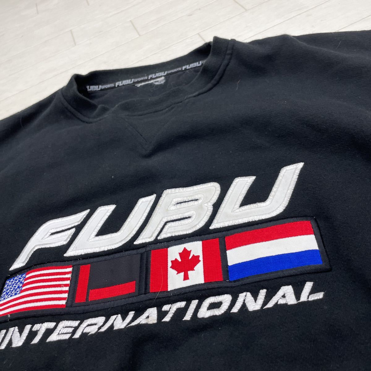618◇ FUBU SPORTS フブスポーツ トップス トレーナー スウェット 長袖 