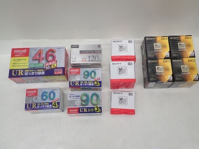 未使用 カセットテープセット SONY maxell 120 80 74 64他 maxell CDS2