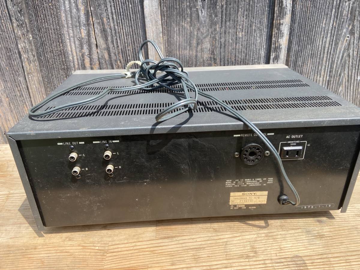 SONY ソニー TC-K7Ⅱカセットデッキ_6