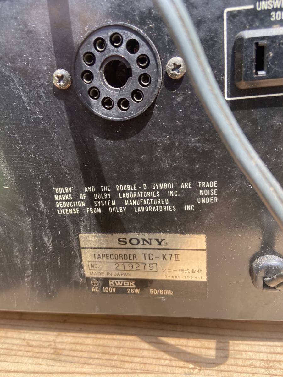 SONY ソニー TC-K7Ⅱカセットデッキ_7