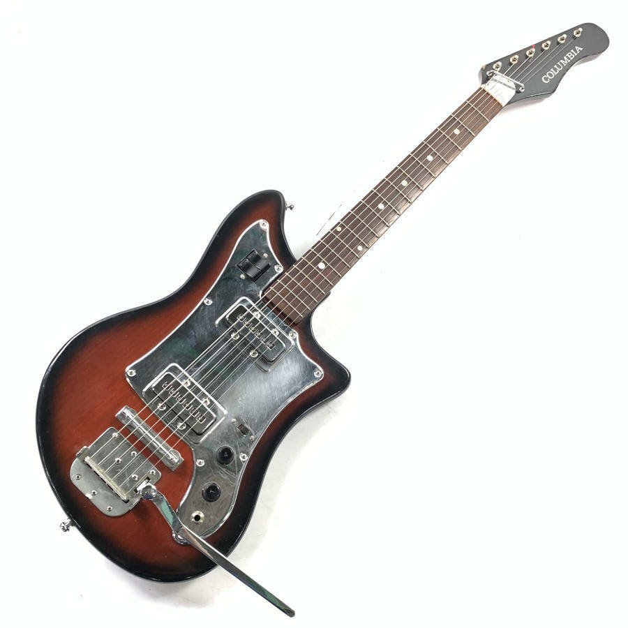COLUMBIA エレキギター ブラウン/ブラックビザールコロンビア