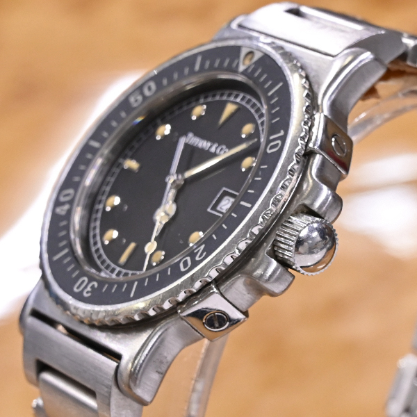本物 美品 ティファニー 極希少 38mm ジェンツサイズ ヴィンテージ  