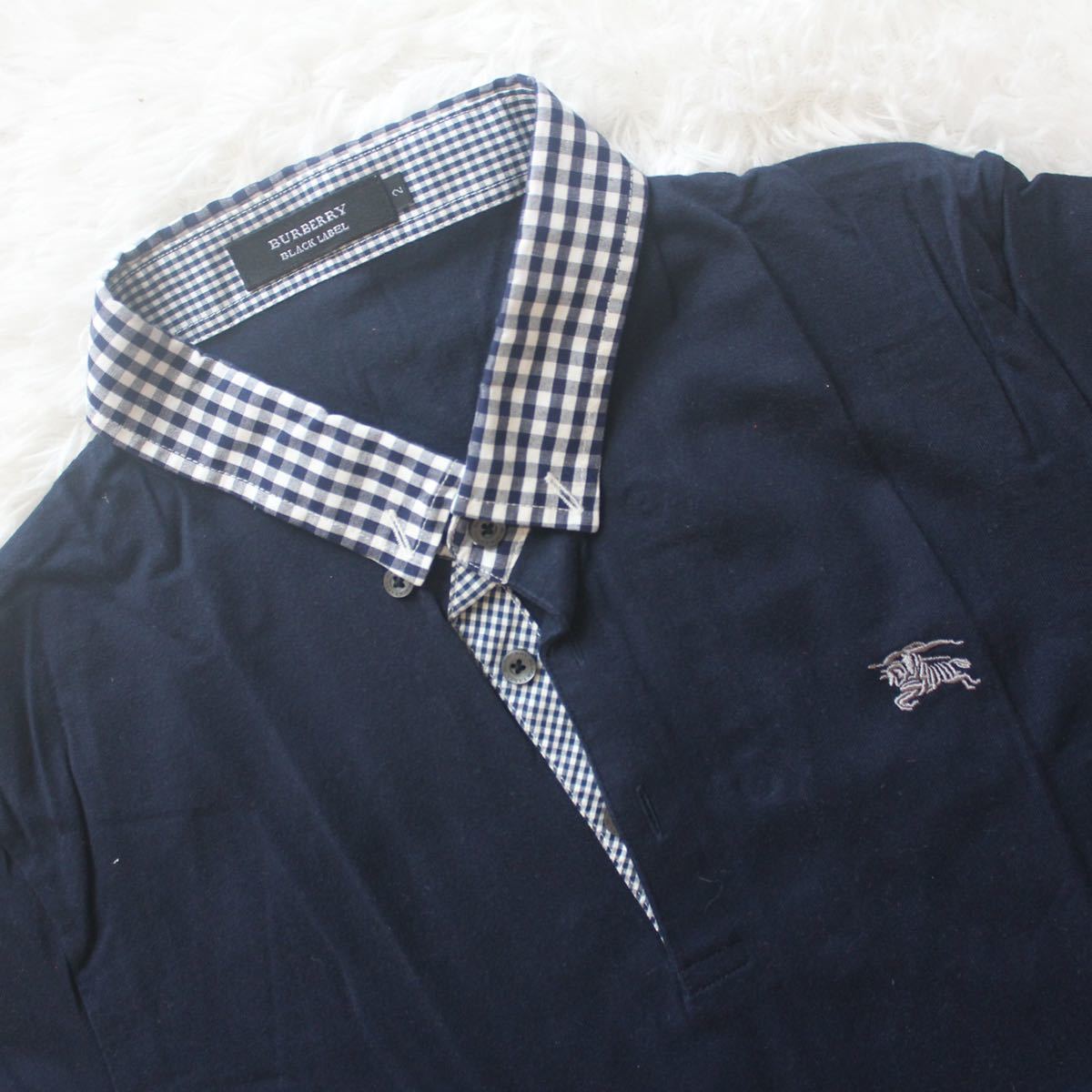 バーバリーブラックレーベル BURBERRY BLACK LABEL ポロシャツメンズ