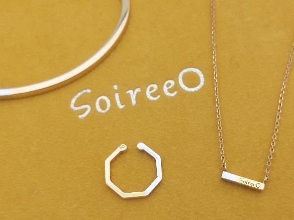 SoireeO ／バングル、ネックレス、イヤーカフ 3点セット ブランド 