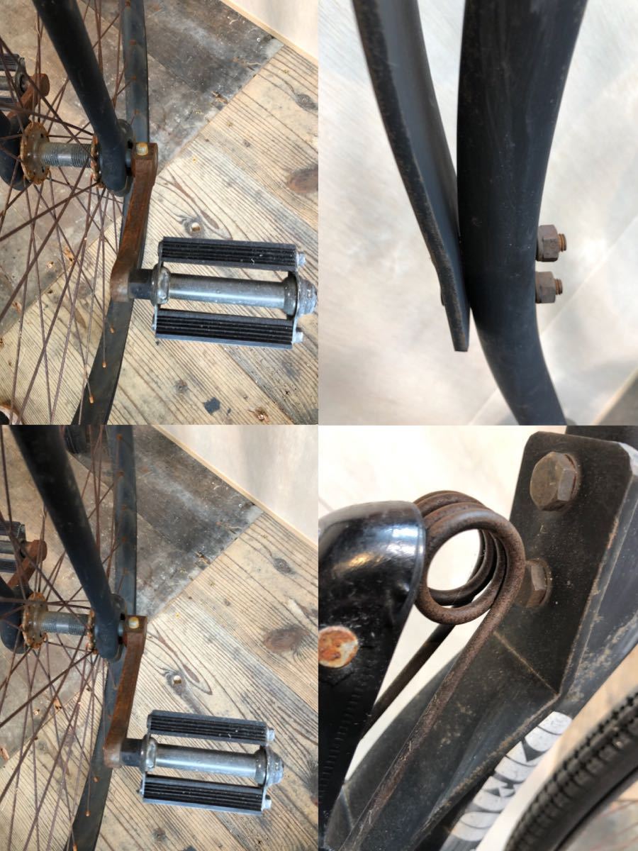 あ01/ダルマ自転車 だるま レトロ 置物 インテリア ビンテージ