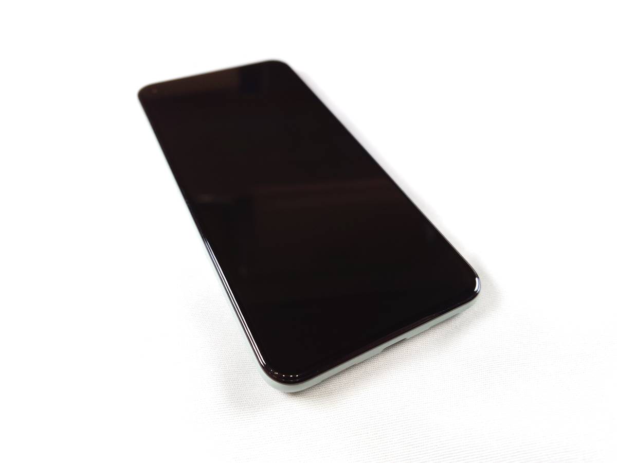 美品】Google Pixel 5 Sorta Sage 128GB SIMフリー 純正ケース付