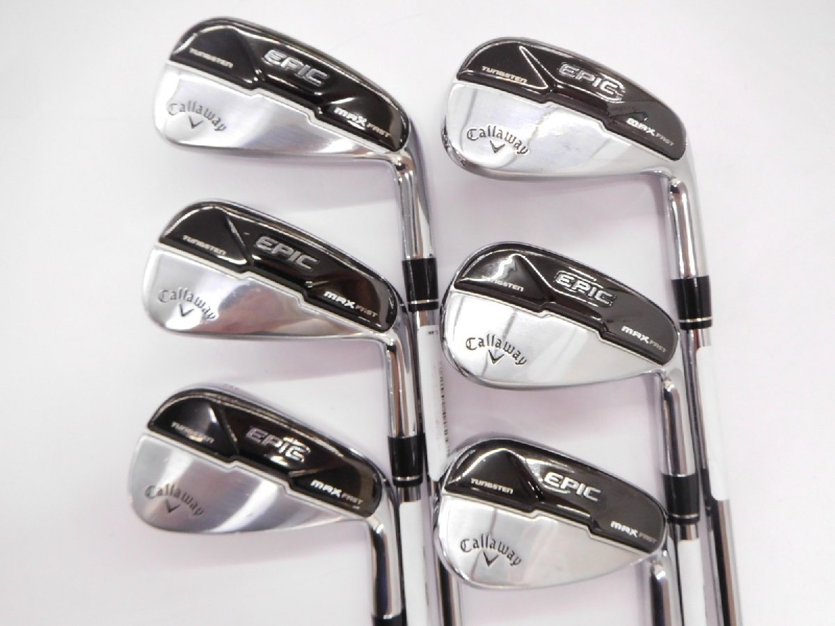 callaway epic maxfast アイアン　zelos7 6本セット キャロウェイ EPIC MAX FAST 6-Aw 6本 NS PRO Zelos 7 S MAX EPIC FAST